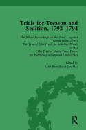 Trials for Treason and Sedition, 1792-1794, Part I Vol 1