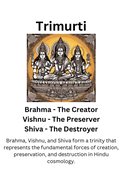 Trimurti - Brahma, Vishnu And Shiva