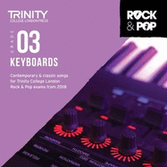 Trinity College London Rock & Pop 2018 Keyboards Grade 3 CD Only