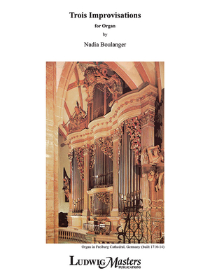 Trois Improvisations for Organ: Part(s) - Boulanger, Nadia (Composer)