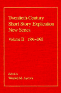 Twentieth-Century Short Story Explication: With Checklists of Books and Journals Used