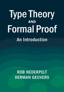 Type Theory and Formal Proof