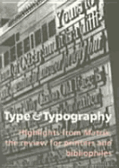 Type & Typography: Highlights from Matrix