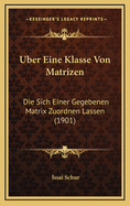Uber Eine Klasse Von Matrizen: Die Sich Einer Gegebenen Matrix Zuordnen Lassen (1901)