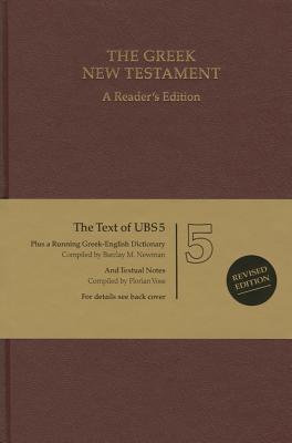 UBS 5th Revised Greek New Testament Reader's Edition: 124377 - Nestle-Aland
