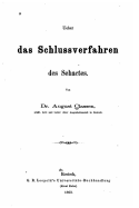 Ueber Das Schlussverfahren Des Sehactes