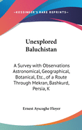 Unexplored Baluchistan: A Survey with Observations Astronomical, Geographical, Botanical, Etc., of a Route Through Mekran, Bashkurd, Persia, K