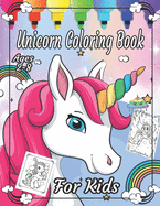 Unicorn Coloring Book For Kids Ages 2-8: A Collection Of Fun And Easy 70 Images: Magic Unicorn Coloring Book