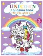 unicorn coloring book for kids ages 4-8: beautiful unicorn