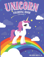Unicorn Coloring Book: For Kids Ages 4-8: Original Hand-Drawn Unicorns Coloring Activity Book (Unicorn Coloring Book Series) Volume 2
