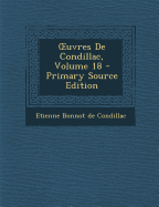 Uvres de Condillac, Volume 18