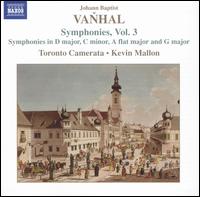 Vanhal: Symphonies, Vol. 3 - Toronto Camerata; Kevin Mallon (conductor)