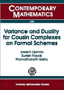 Variance and Duality for Cousin Complexes on Formal Schemes - Lipman, Joseph
