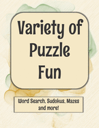 Variety of Puzzle Fun: Word Search, Sudokus, Mazes and More!