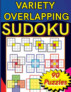 Variety Overlapping Sudoku 90 Puzzles: medium to hard dificulty level