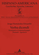 Verba Dicendi: Kontrastive Untersuchungen Deutsch-Spanisch