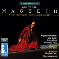 Verdi: Macbeth - Andrea Papi (vocals); Emil Alekperov (vocals); Han-Gweong Jang (vocals); Iano Tamar (vocals); Jae-Jun Lee (vocals);...