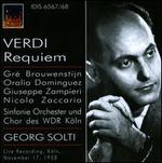 Verdi: Messa da Requiem [1958 Live Recording] - Giuseppe Zampieri (tenor); Gr Brouwenstijn (soprano); Nicola Zaccaria (bass); Oralia Dominguez (mezzo-soprano);...