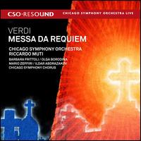 Verdi: Messa da Requiem - Barbara Frittoli (soprano); Ildar Abdrazakov (bass); Mario Zeffiri (tenor); Olga Borodina (mezzo-soprano);...