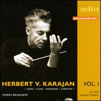 Verdi: Requiem - Boris Christoff (bass); Helge Rosvaenge (tenor); Hilde Zadek (soprano); Margarete Klose (mezzo-soprano);...