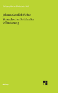 Versuch Einer Kritik Aller Offenbarung (1792) - Verweyen, Hansj?rgen (Editor), and Fichte, Johann G