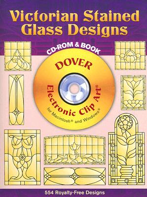 Victorian Stained Glass Designs CD-ROM and Book - Harris, Hywel G