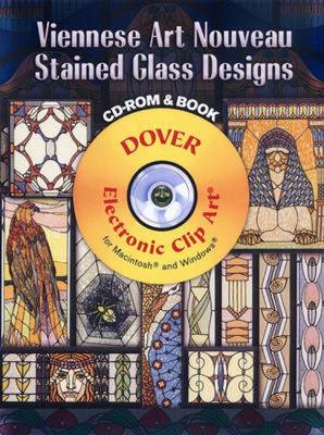 Viennese Art Nouveau Stained Glass Designs - Dover