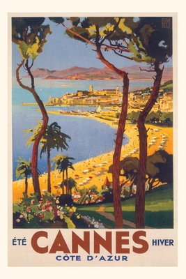 Vintage Journal Cannes Travel Poster - Found Image Press (Producer)