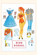 Vintage Journal High School Paper Doll