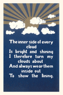 Vintage Journal Inspirational Cloud Poem