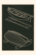 Vintage Journal Rowboats and Oars