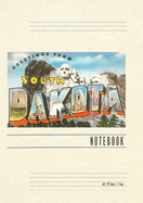 Vintage Lined Notebook Greetings from South Dakota