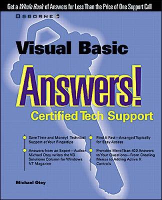 Visual Basic Answers! Certified Tech Support - Otey, Michael