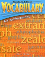 Vocabulary for Achievement: First Course - Richek, Margaret Ann