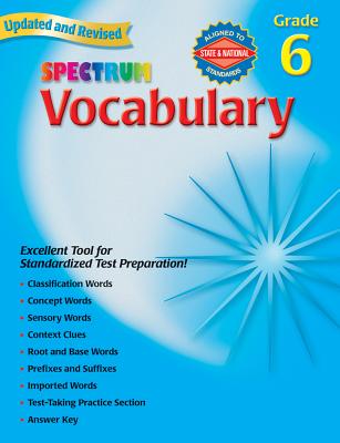 Vocabulary, Grade 6 - Spectrum