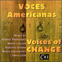 Voces Americanas - Christopher Adkins (cello); Deborah Mashburn (percussion); Dwight Shambley (bass); Emanuel Borok (violin);...