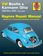 Volkswagen VW Beetle & Karmann Ghia (1954-1979) Haynes Repair Manual (USA)
