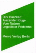 Vom Nutzen UngelSter Probleme (Paperback)