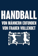 Von Frauen Vollendet: Notizbuch / Notizheft Fr Handball Handballer-In Handballspieler-In Handball-Fan Frau A5 (6x9in) Dotted Punktraster