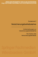 Vorbemerkungen Zur Versicherungsbetriebslehre - M?ller-Lutz, Heinz Leo