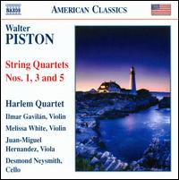 Walter Piston: String Quartets Nos. 1, 3 & 5 - Harlem Quartet