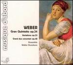 Weber: Gran Quintetto Op. 34; Variations Op. 33; Grand duo concertant, Op. 48 - Ensemble Walter Boeykens; Robert Groslot (piano); Walter Boeykens (clarinet)
