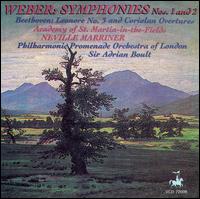 Weber: Symphonies Nos. 1 & 2; Beethoven: Overtures - 