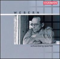 Webern: Chamber Music for Strings - Schoenberg Quartet; Sepp Grothenhuis (piano); Viola de Hoog (cello); Wim De Jong (violin)