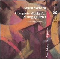 Webern: Complete Works for String Quartet - Frank-Immo Zichner (piano); Leipziger Streichquartett
