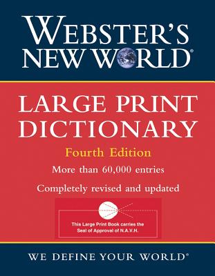 Webster's New World Large Print Dictionary - Agnes, Michael E.