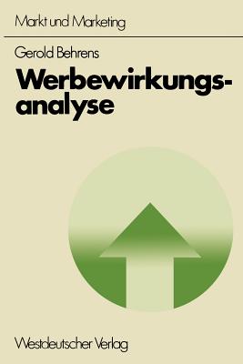 Werbewirkungsanalyse - Behrens, Gerold