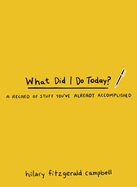 What Did I Do Today?: A Record of Stuff You've Already Accomplished