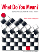 What Do You Mean?: Conceptual Clarity in Social Policy