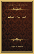 What Is Success?